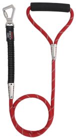 Pet Life 'Flexo-Tour' Shock Aborbing and 3M Reflective Dog Leash - Red