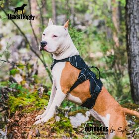 Multi-Use Support Dog Harness, Hiking and Trail Running, Service and Working, Everyday Wear-black XH - M