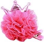 PRINCESS PUFF DOG CLIP ON MULTIPLE SIZES (Color: Pink)
